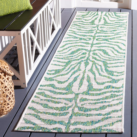 Safavieh Courtyard Cy8444 Ivory/Green Rug - Safavieh - cy8444 - 55712 - 7r