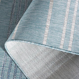 Safavieh Courtyard 5'-3" x 7'-7" Rug in Aqua / Grey