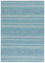 Safavieh Courtyard 5'-3" x 7'-7" Rug in Aqua / Grey