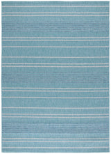 Safavieh Courtyard 6'-7" x 9'-6" Rug in Aqua / Grey