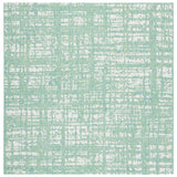 Safavieh Courtyard Cy8451 - 55721 Green Blue/Ivory Rugs - Safavieh - cy8451 - 55721 - 7sq