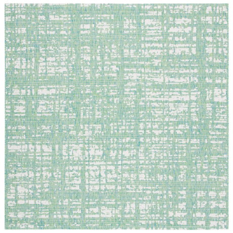 Safavieh Courtyard Cy8451 - 55721 Green Blue/Ivory Rugs - Safavieh - cy8451 - 55721 - 7sq