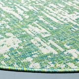 Safavieh Courtyard Cy8452 - 55721 Green Blue/Ivory Rugs - Safavieh - cy8452 - 55721 - 7r