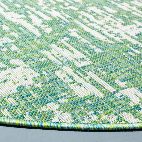 Safavieh Courtyard Cy8452 - 55721 Green Blue/Ivory Rugs - Safavieh - cy8452 - 55721 - 7r