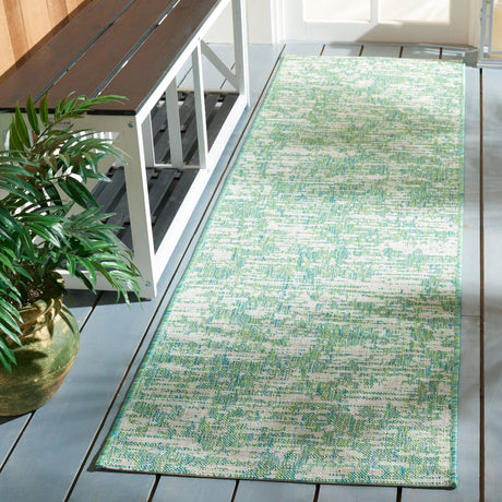 Safavieh Courtyard Cy8452 - 55721 Green Blue/Ivory Rugs - Safavieh - cy8452 - 55721 - 7r