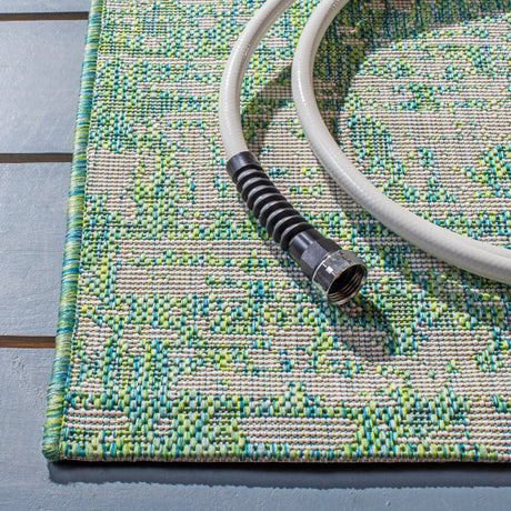 Safavieh Courtyard Cy8452 - 55721 Green Blue/Ivory Rugs - Safavieh - cy8452 - 55721 - 7r