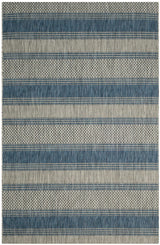Safavieh Courtyard Cy8464 - 36812 Grey / Navy Rugs - Safavieh - cy8464 - 36812 - 7r