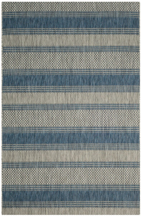 Safavieh Courtyard Cy8464 - 36812 Grey / Navy Rugs - Safavieh - cy8464 - 36812 - 7r