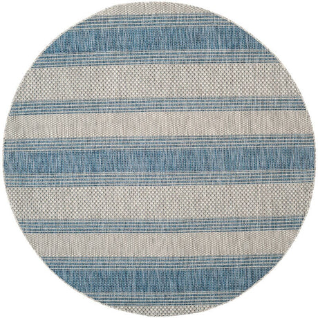 Safavieh Courtyard Cy8464 - 36812 Grey / Navy Rugs - Safavieh - cy8464 - 36812 - 7r