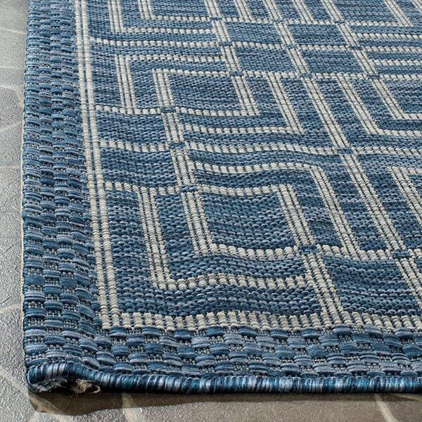 Safavieh Courtyard Cy8467 - 36821 Navy / Grey Rugs - Safavieh - cy8467 - 36821 - 2