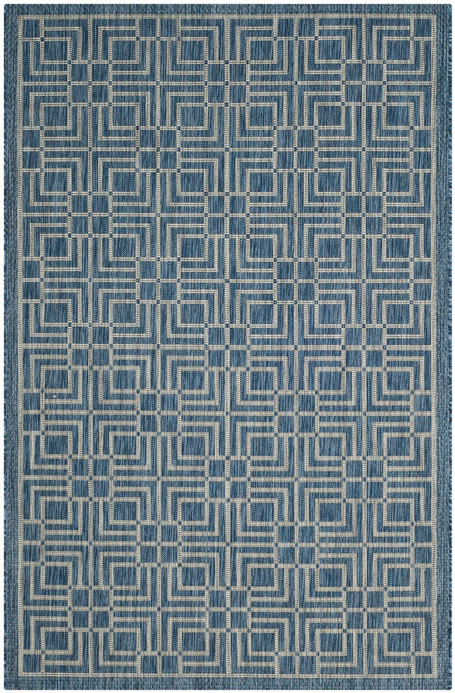 Safavieh Courtyard Cy8467 - 36821 Navy / Grey Rugs - Safavieh - cy8467 - 36821 - 2