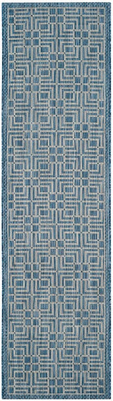 Safavieh Courtyard Cy8467 - 36821 Navy / Grey Rugs - Safavieh - cy8467 - 36821 - 28