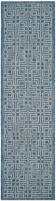 Safavieh Courtyard Cy8467 - 36821 Navy / Grey Rugs - Safavieh - cy8467 - 36821 - 28