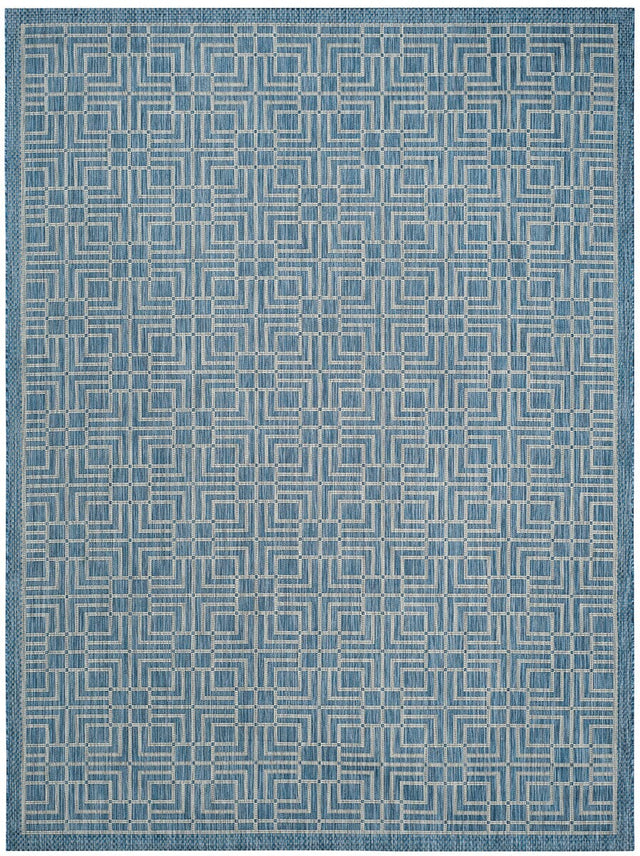 Safavieh Courtyard Cy8467 - 36821 Navy / Grey Rugs - Safavieh - cy8467 - 36821 - 7r