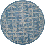 Safavieh Courtyard Cy8467 - 36821 Navy / Grey Rugs - Safavieh - cy8467 - 36821 - 7r
