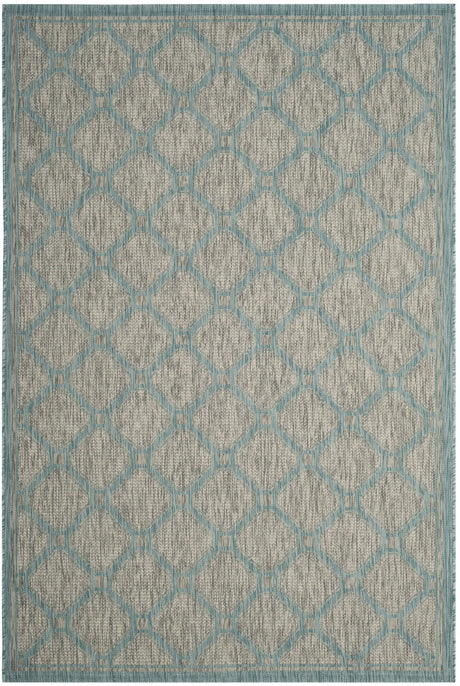 Safavieh Courtyard Cy8471 - 37112 Grey/Aqua Rugs - Safavieh - cy8471 - 37112 - 5