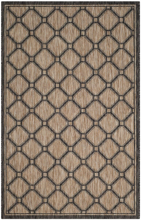 Safavieh Courtyard Cy8471 - 37312 Natural / Black Rugs - Safavieh - cy8471 - 37312 - 2