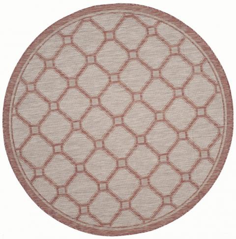 Safavieh Courtyard Cy8474 - 36521 Red / Beige Rugs - Safavieh - cy8474 - 36521 - 28