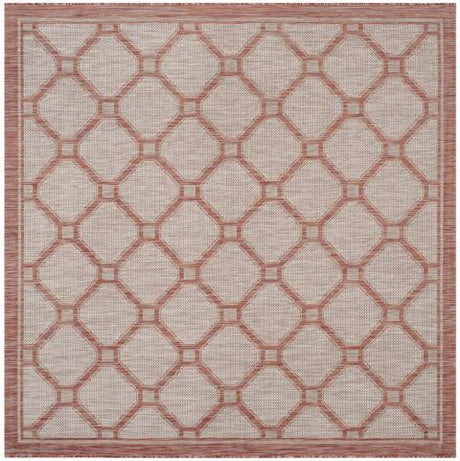 Safavieh Courtyard Cy8474 - 36521 Red / Beige Rugs - Safavieh - cy8474 - 36521 - 28