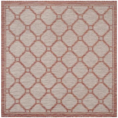 Safavieh Courtyard Cy8474 - 36521 Red / Beige Rugs - Safavieh - cy8474 - 36521 - 28