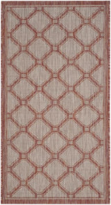 Safavieh Courtyard Cy8474 - 36521 Red / Beige Rugs - Safavieh - cy8474 - 36521 - 28