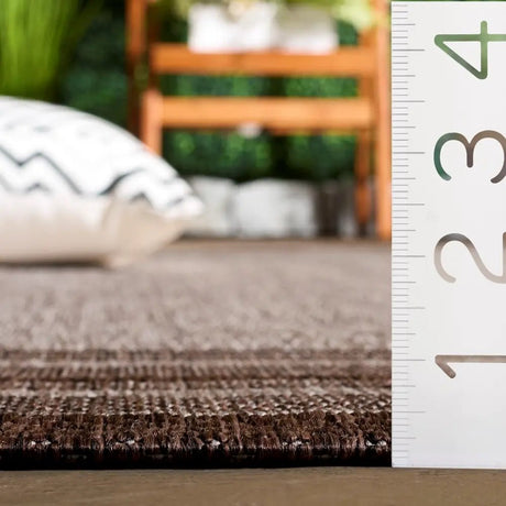 Safavieh Courtyard 5'-3" x 7'-7" Rug in Grey / Brown