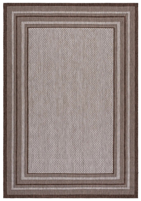 Safavieh Courtyard 5'-3" x 7'-7" Rug in Grey / Brown