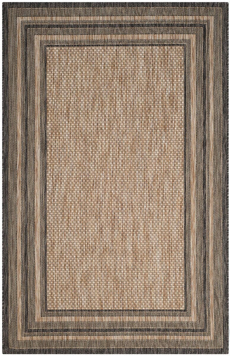 Safavieh Courtyard Cy8475 - 37312 Natural / Black Rugs - Safavieh - cy8475 - 37312 - 2