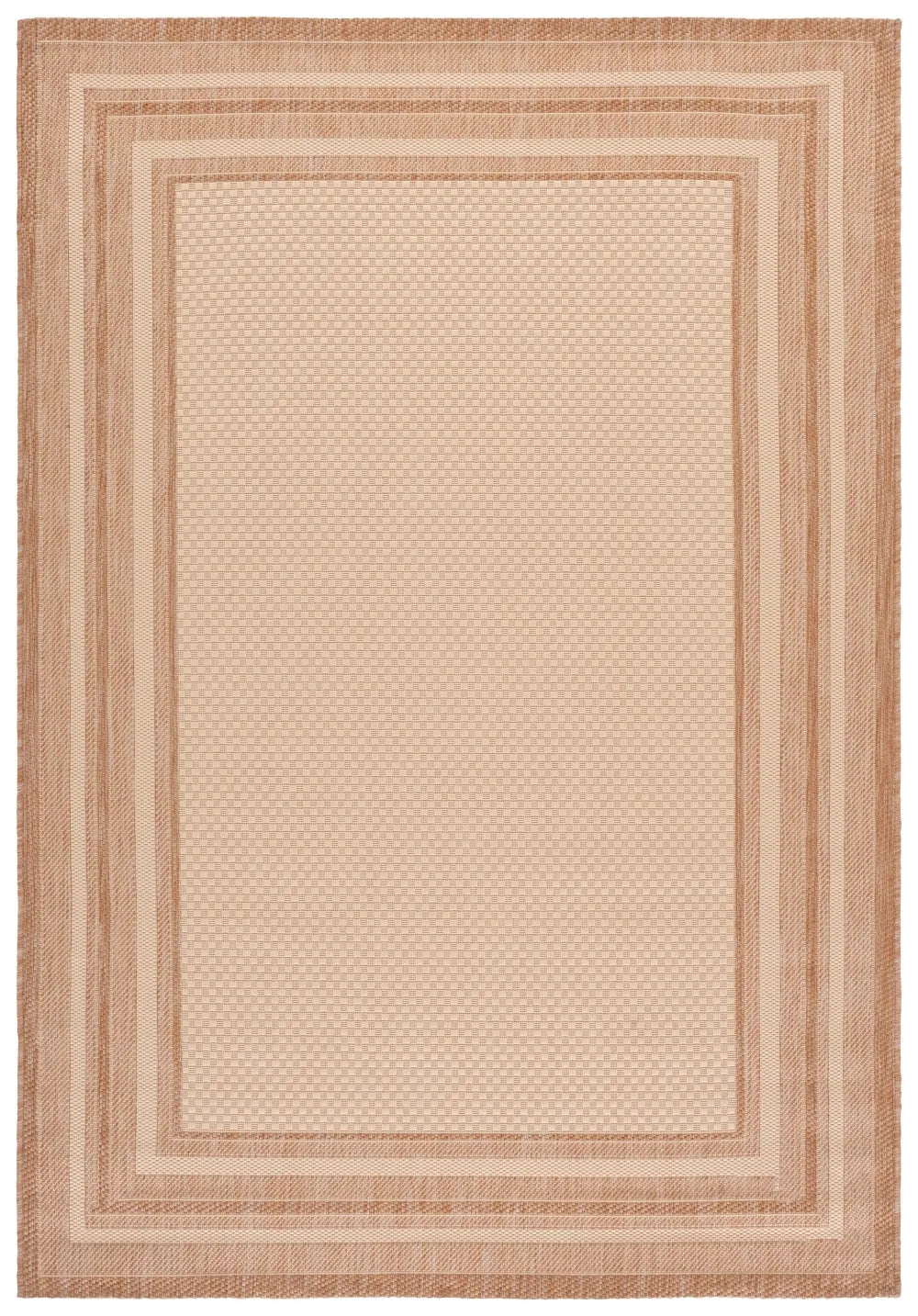 Safavieh Courtyard 5'-3" x 7'-7" Rug in Beige / Dark Beig