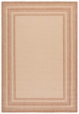 Safavieh Courtyard 5'-3" x 7'-7" Rug in Beige / Dark Beig
