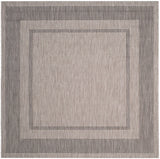Safavieh Courtyard Cy8477 - 36612 Beige / Black Rugs - Safavieh - cy8477 - 36612 - 5sq