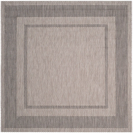 Safavieh Courtyard Cy8477 - 36612 Beige / Black Rugs - Safavieh - cy8477 - 36612 - 5sq