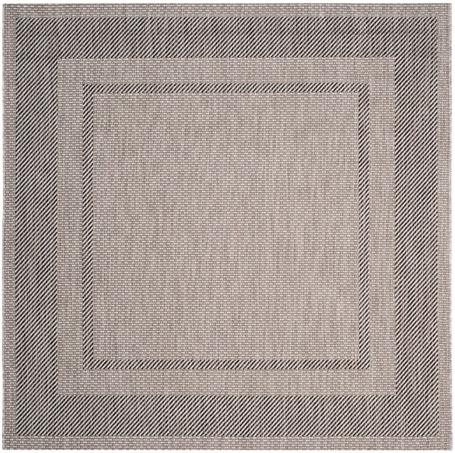 Safavieh Courtyard Cy8477 - 36612 Beige / Black Rugs - Safavieh - cy8477 - 36612 - 5sq