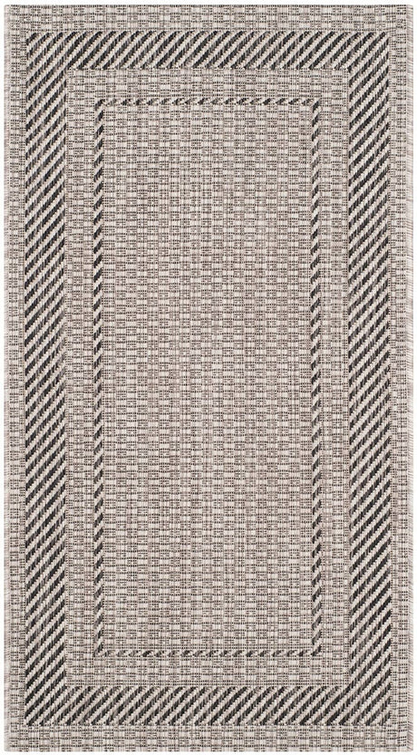 Safavieh Courtyard Cy8477 - 36612 Beige / Black Rugs - Safavieh - cy8477 - 36612 - 7r