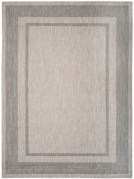 Safavieh Courtyard Cy8477 - 36612 Beige / Black Rugs - Safavieh - cy8477 - 36612 - 7r