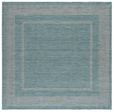 Safavieh Courtyard 6'-7" x 6'-7" Rug in Aqua / Grey