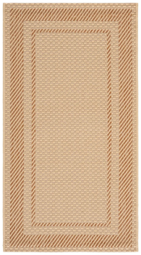 Safavieh Courtyard 2'-7" x 5'-0" Rug in Beige / Dark Beig