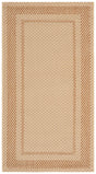 Safavieh Courtyard 2'-7" x 5'-0" Rug in Beige / Dark Beig