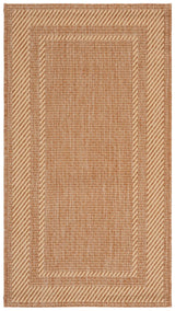 Safavieh Courtyard 2'-7" x 5'-0" Rug in Dark Beig / Beige