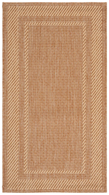 Safavieh Courtyard 2'-7" x 5'-0" Rug in Dark Beig / Beige