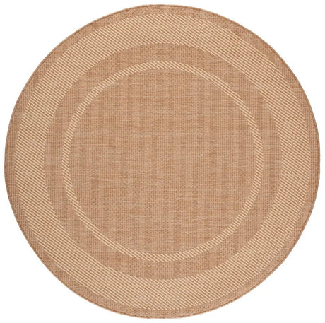Safavieh Courtyard 6'-7" x 6'-7" Rug in Dark Beig / Beige