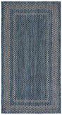 Safavieh Courtyard 2'-7" x 5'-0" Rug in Navy / Grey