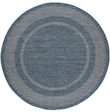 Safavieh Courtyard 6'-7" x 6'-7" Rug in Navy / Grey