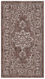 Safavieh Courtyard 2'-0" x 3'-7" Rug in Brown / Beige
