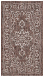 Safavieh Courtyard 2'-0" x 3'-7" Rug in Brown / Beige