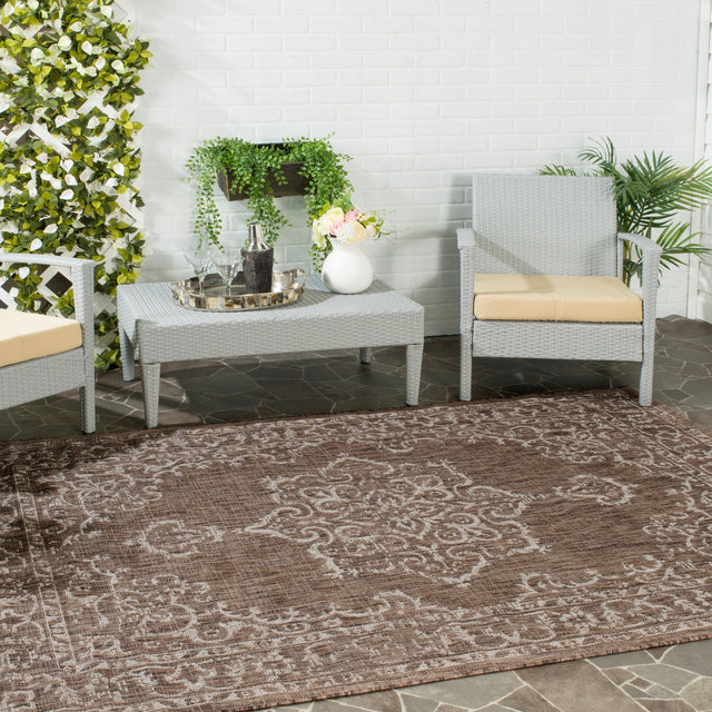 Safavieh Courtyard Cy8481 - 36321 Brown/Beige Rug - Safavieh - cy8481 - 36321 - 2