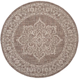 Safavieh Courtyard Cy8481 - 36321 Brown/Beige Rug - Safavieh - cy8481 - 36321 - 7r