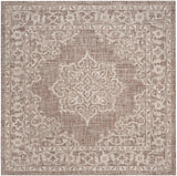 Safavieh Courtyard Cy8481 - 36321 Brown/Beige Rug - Safavieh - cy8481 - 36321 - 7r