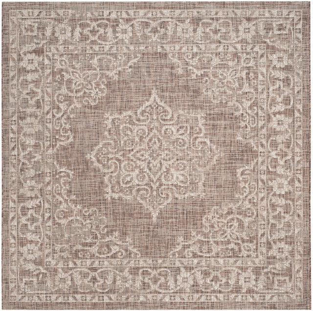 Safavieh Courtyard Cy8481 - 36321 Brown/Beige Rug - Safavieh - cy8481 - 36321 - 7r