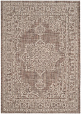 Safavieh Courtyard Cy8481 - 36321 Brown/Beige Rug - Safavieh - cy8481 - 36321 - 7r